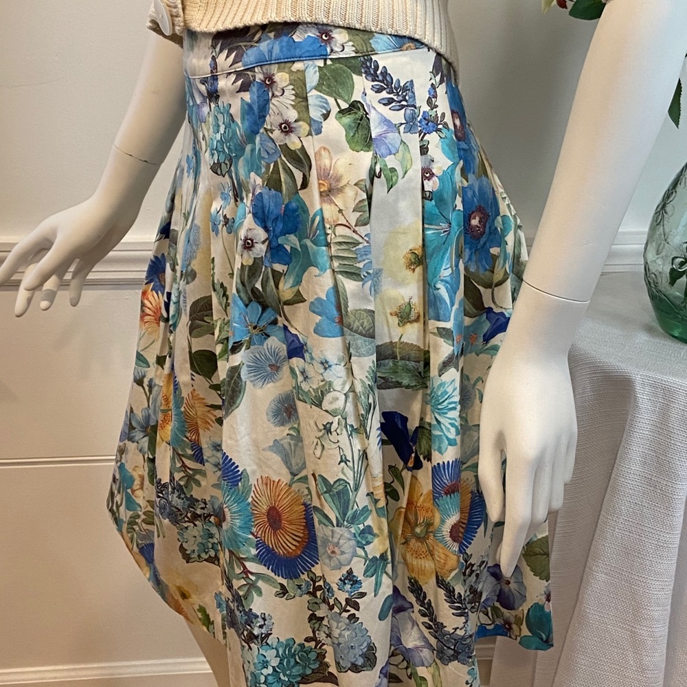 Talbots Floral Print Skirt
